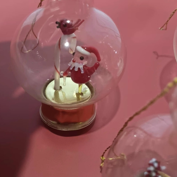 Vintage Blown Glass Ornamens Set - Picture 4 of 11